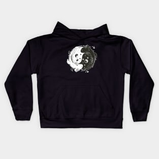 Yin Yang Axolotl Kids Hoodie